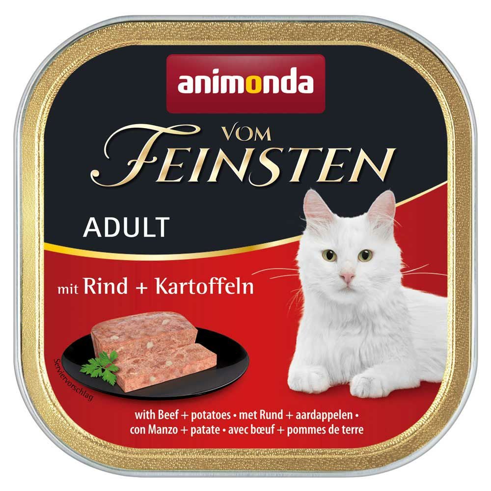 アニモンダ、フォムファインステン猫用 シニア 100g、鳥、豚、牛、32個セット お一人様16個まで】アニモンダ 猫用 フォムファインステン 牛・豚・鶏