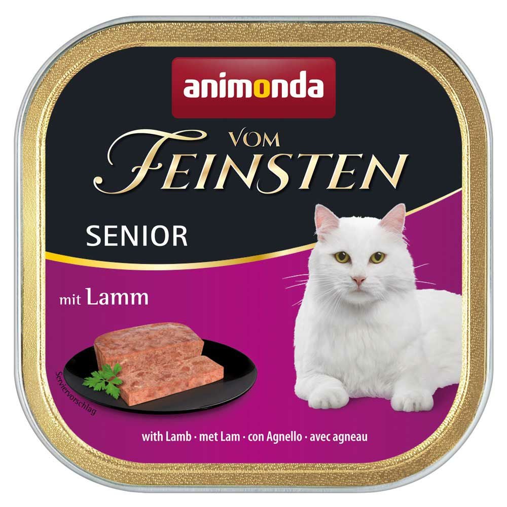 アニモンダ、フォムファインステン猫用 シニア 100g、鳥、豚、牛、32個セット お一人様16個まで】アニモンダ 猫用 フォムファインステン 鶏・牛・豚
